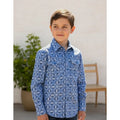 Camisa Vaquera Rodeo De Niño Manga Larga #mlpos_1 | Color: Azul 0123 #color_azul_0123 | Talla: 2 #sku_10710123azl2 #sku_10710123azl8