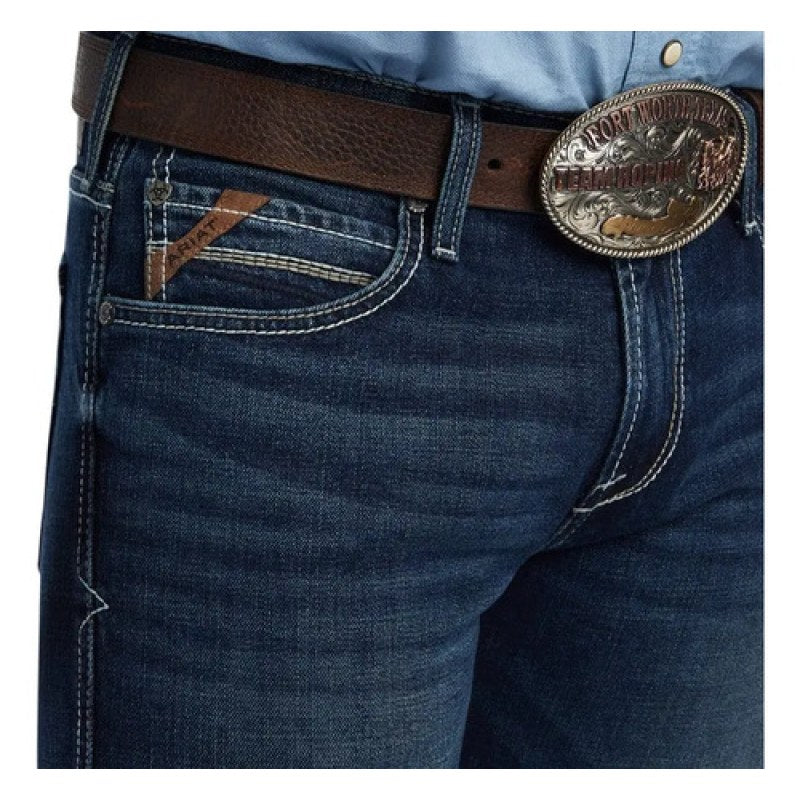 Pantalon Vaquero Ariat Slim Straight Caballero #mlpos_12 | Color: M7 1092 #color_m7_1092 #sku_100410923830 #sku_mlm1714671613-196503431151