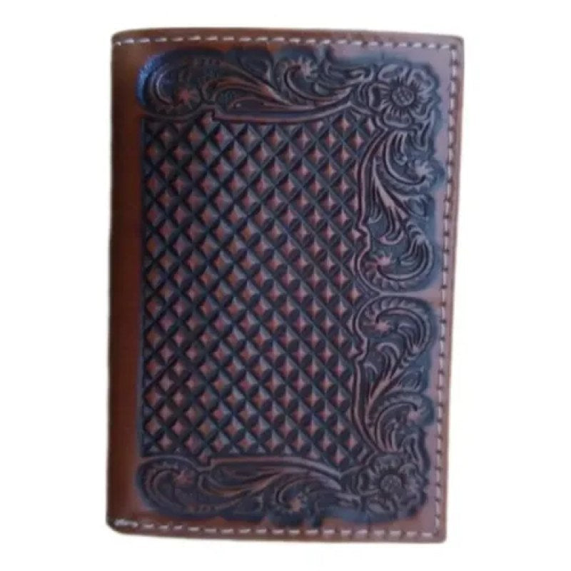 Cartera Tarjetero Piel Ariat Original #mlpos_4 | Color: Marron A3544308 #color_marron_a3544308 #sku_a3544308mrrnuni