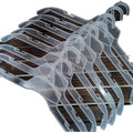 Paquete De 100 Ganchos De Plastico Para Ropa #mlpos_1 #sku_ganchogso100