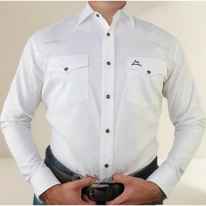 Camisa Vaquera Denver Basica #mlpos_1 | Color: Blanco #color_blanco #sku_chh112bnc2xl #sku_chh112bncl #sku_chh112bncxl #sku_mlm1743157139-187342812249 #sku_mlm1743157139-197090397131