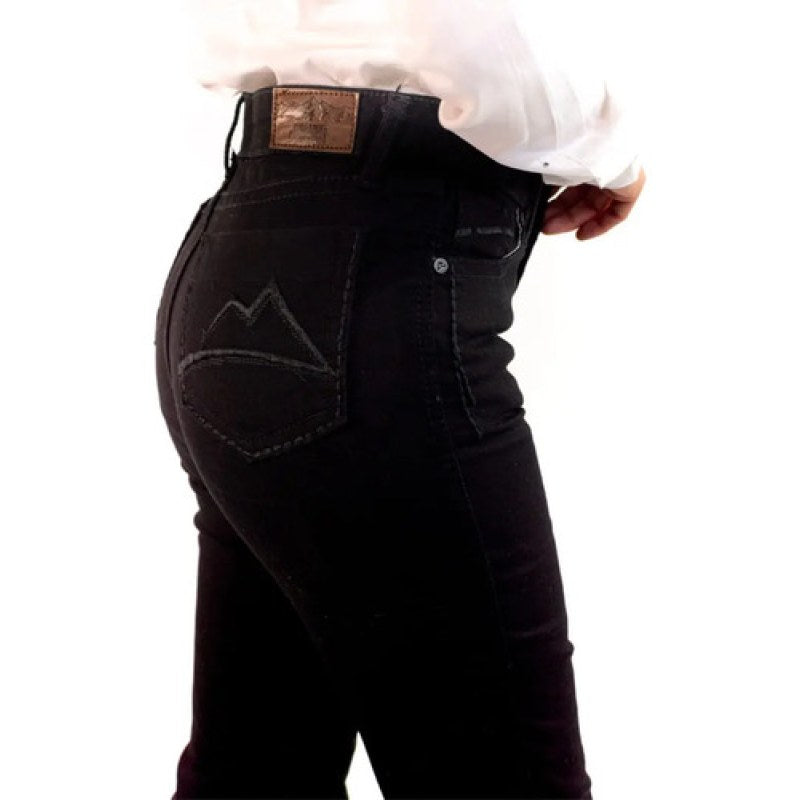 Pantalon Vaquero Boot Cut Denver Dama #mlpos_3 | Color: Negro #color_negro #sku_mlm1744647643-191221778077 #sku_mlm1744647643-191221778081 #sku_mlm1744647643-191221778083
