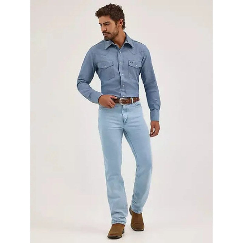 Pantalon Wrangler Vaquero Slim Fit Mezclilla Cowboy #mlpos_1 | Color: Ultra bleach #color_ultra_bleach #sku_gbh2832 #sku_gbh3030 #sku_gbh3032 #sku_gbh3132 #sku_gbh3230 #sku_gbh3232 #sku_gbh3330 #sku_gbh3332 #sku_gbh3430 #sku_gbh3432 #sku_gbh3630 #sku_gbh3632 #sku_gbh3832