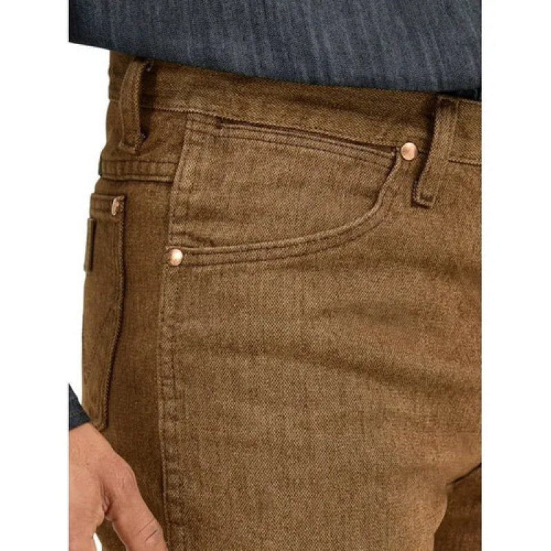 Pantalon Wrangler Vaquero Slim Fit Mezclilla Cowboy #mlpos_29 | Color: Whiskey #color_whiskey | Talla: 36x32 #sku_936bkw3632