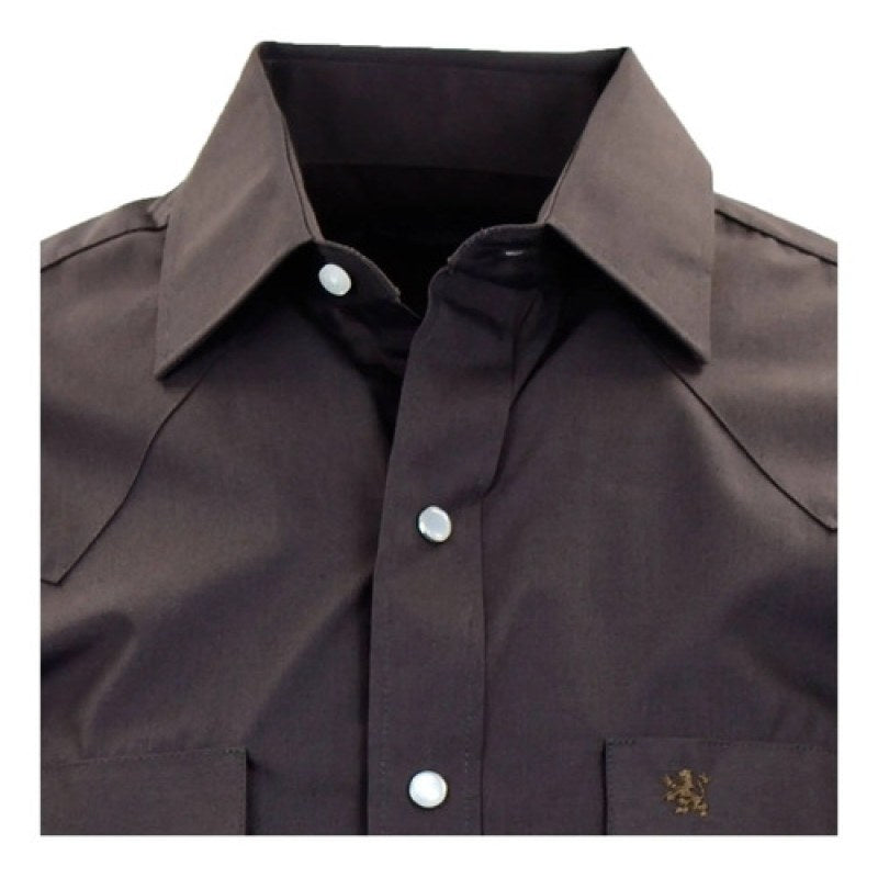 Camisa Vaquera Manchester Western  Regular Fit #mlpos_11 | Color: Negro #color_negro | Talla: M #sku_2074hngm