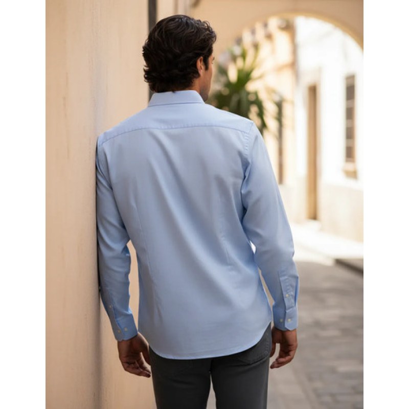 Camisa Vaquera Manchester Western  Regular Fit #mlpos_7 | Color: Azul 2047h #color_azul_2047h #sku_2047hazleg #sku_2047hazlm