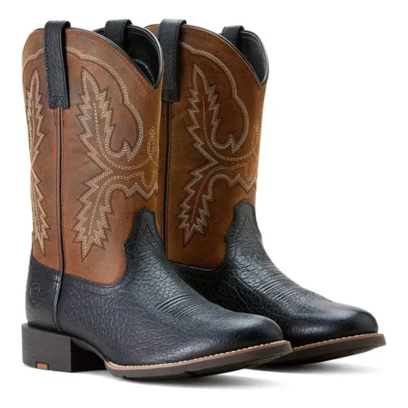 Bota Vaquera Ariat Rowder Venttek Caballero #mlpos_19 | Color: negro 3659 #color_negro_3659 #sku_mlm1851105186-192699915553 #sku_mlm1851105186-192699915555