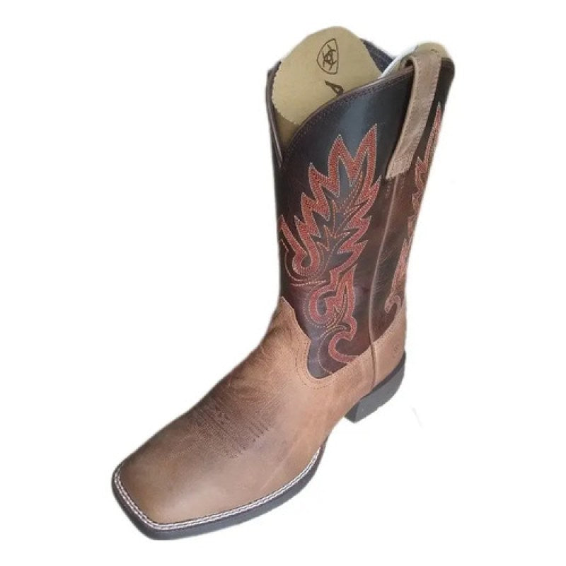 Bota Vaquera Ariat Rowder Venttek Caballero #mlpos_3 | Color: Chocolate  10038449 #color_chocolate_10038449 #sku_10038449cf65 #sku_10038449cf75