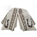 Moño Charro Bordado Rangers Para Adulto #mlpos_5 | Color: Beige #color_beige #sku_mca030bg