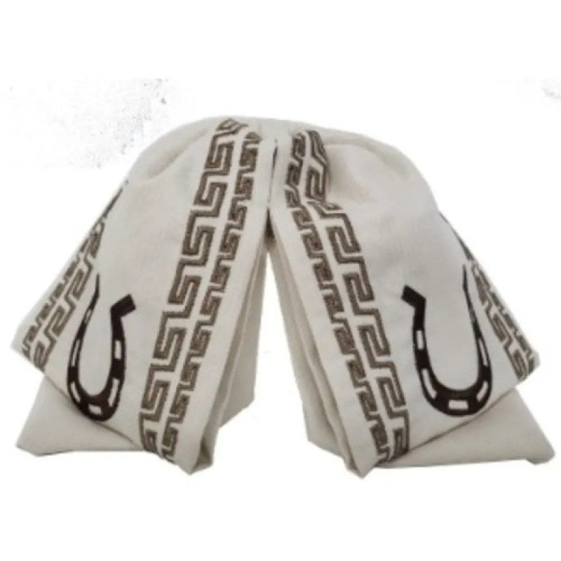 Moño Charro Bordado Rangers Para Adulto #mlpos_5 | Color: Beige #color_beige #sku_mca030bg