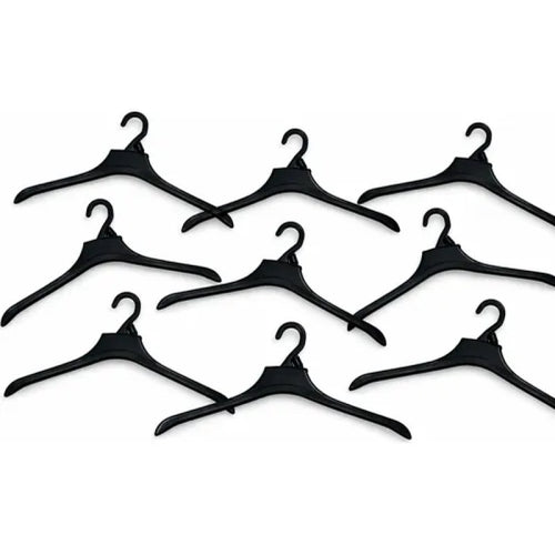 50 Ganchos Camiseros De Platico  Prendas Camisas #mlpos_2 | Color: Negro Plastico #color_negro_plastico #sku_ganchongb
