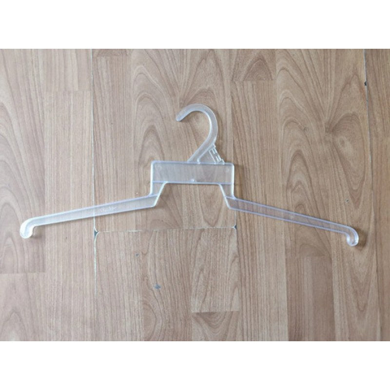 50 Ganchos Camiseros De Platico  Prendas Camisas #mlpos_5 | Color: Transparente #color_transparente #sku_ganchotrb