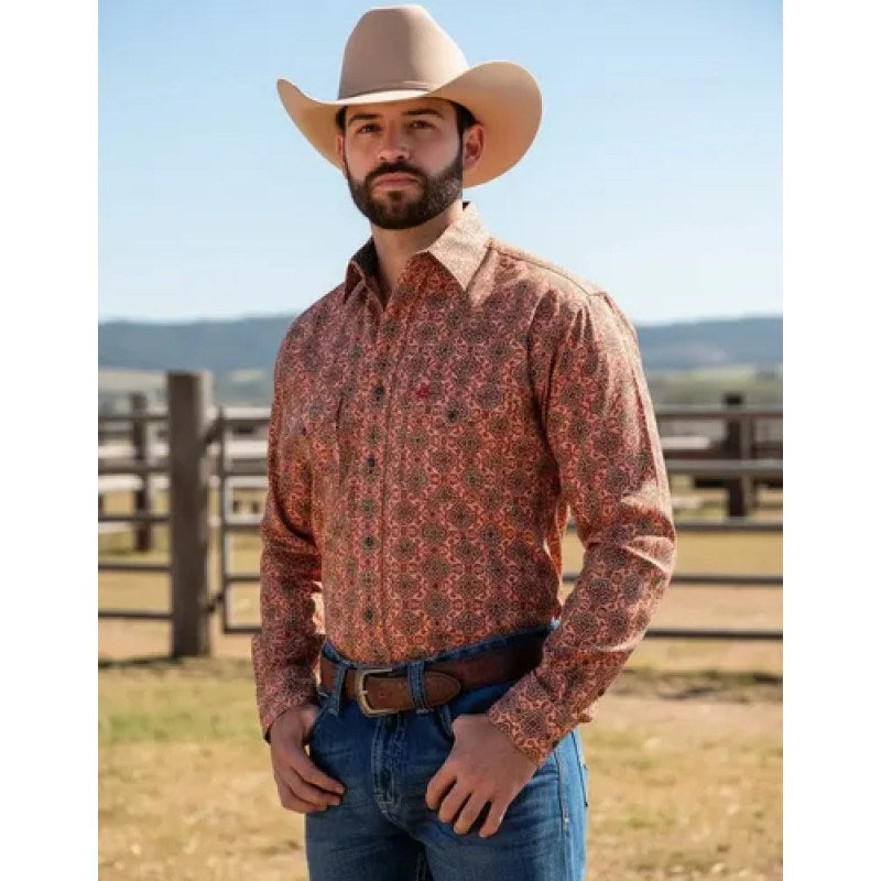 Camisa Vaquera  Premium Denver Sublimada Caballero #mlpos_1 | Color: CHH145 #color_chh145 | Talla: S #sku_chh145s
