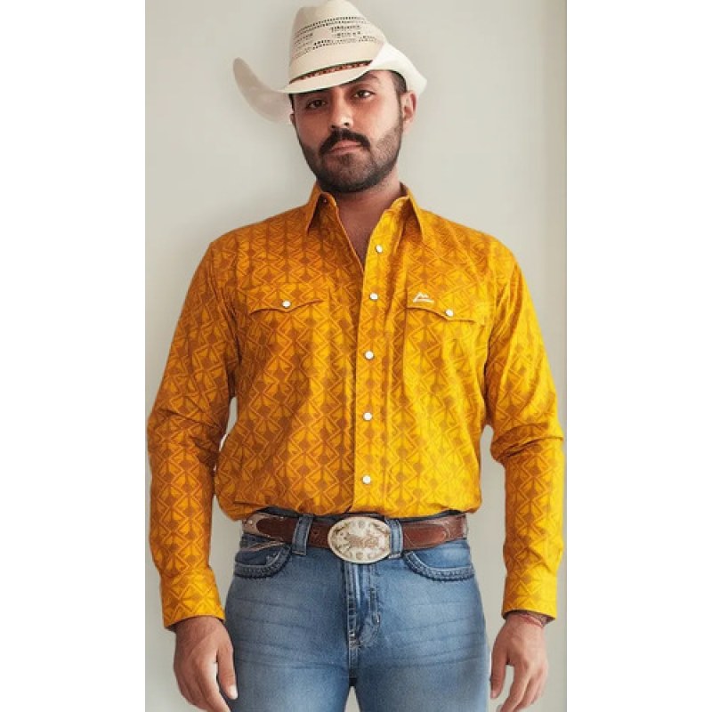 Camisa Vaquera  Premium Denver Sublimada Caballero #mlpos_10 | Color: CHH174 #color_chh174 | Talla: XL #sku_chh174xl