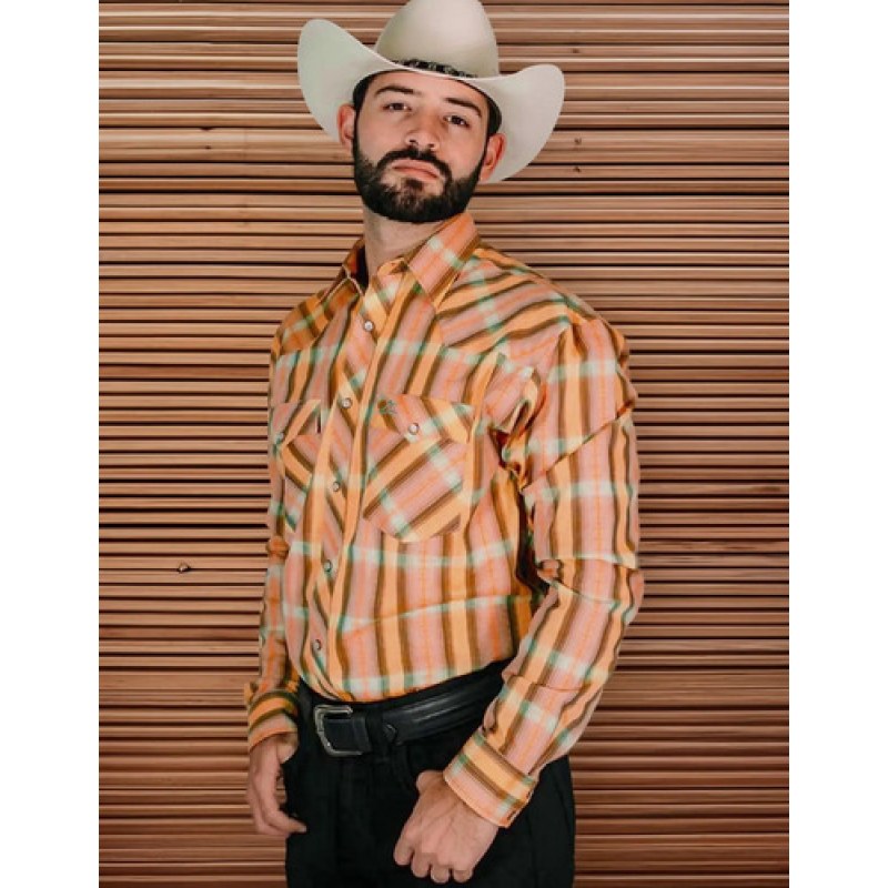 Camisa Vaquera  Premium Denver Sublimada Caballero #mlpos_12 | Color: CHH187 #color_chh187 | Talla: XL #sku_chh187xl