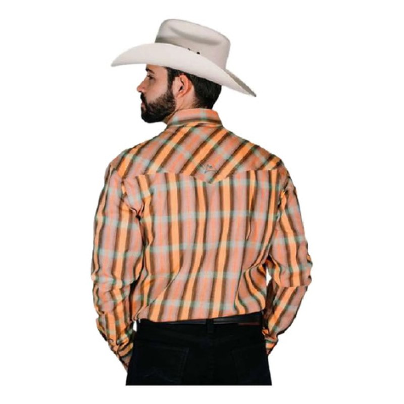Camisa Vaquera  Premium Denver Sublimada Caballero #mlpos_13 | Color: CHH187 #color_chh187 | Talla: XL #sku_chh187xl