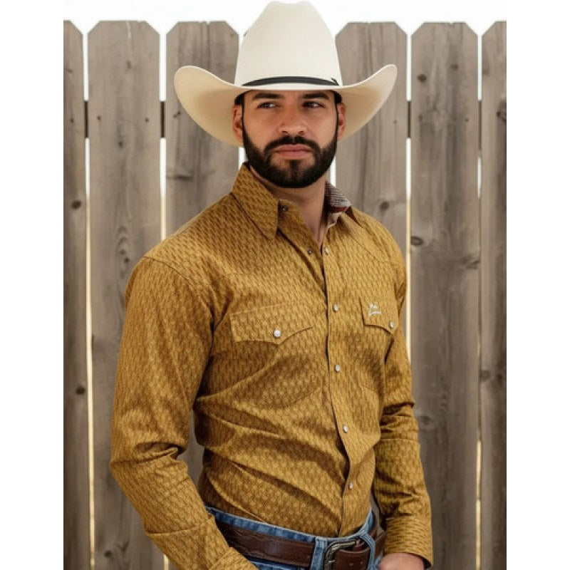 Camisa Vaquera  Premium Denver Sublimada Caballero #mlpos_5 | Color: CHH162 #color_chh162 | Talla: XL #sku_chh162xl