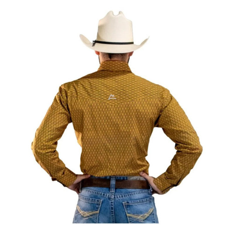 Camisa Vaquera  Premium Denver Sublimada Caballero #mlpos_7 | Color: CHH162 #color_chh162 | Talla: XL #sku_chh162xl