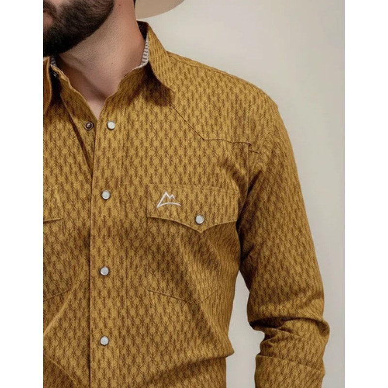 Camisa Vaquera  Premium Denver Sublimada Caballero #mlpos_8 | Color: CHH162 #color_chh162 | Talla: XL #sku_chh162xl
