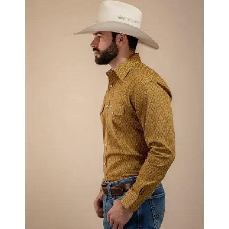 Camisa Vaquera  Premium Denver Sublimada Caballero #mlpos_9 | Color: CHH162 #color_chh162 | Talla: XL #sku_chh162xl
