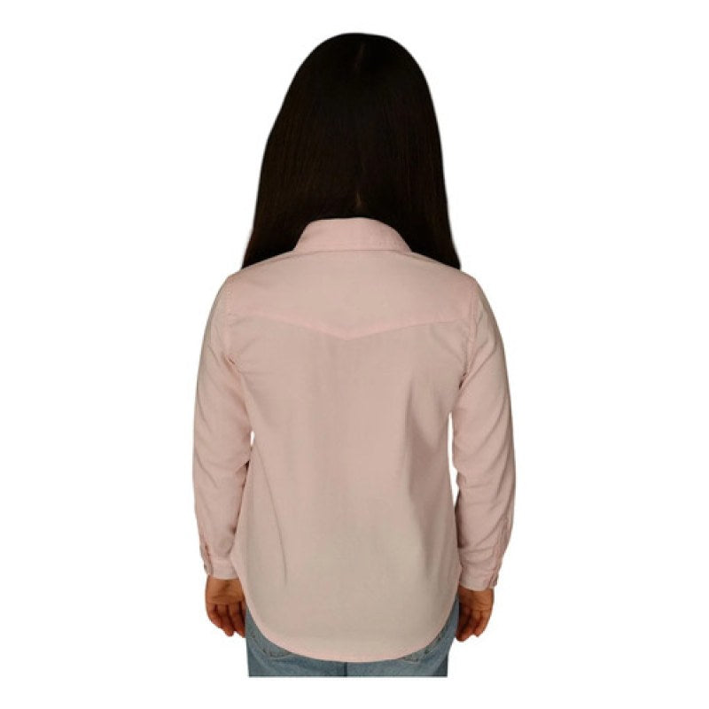 Blusa Wrangler Vaquera Western Niña #mlpos_3 | Color: Rosa #color_rosa #sku_112369495ch #sku_112369495eg #sku_112369495g #sku_112369495m