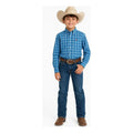 Camisa Clasica Vaquera Ariat Original Niño Azul 10043712 Xl #mlpos_1 #sku_10043712azlxl