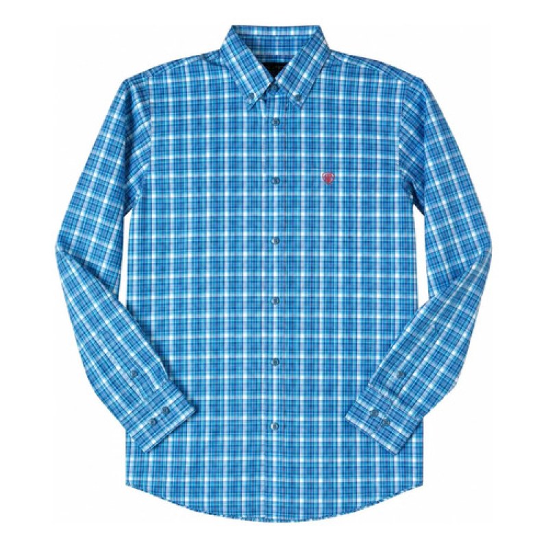 Camisa Clasica Vaquera Ariat Original Niño Azul 10043712 Xl #mlpos_2 #sku_10043712azlxl