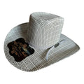 Sombrero Vaquero Larry Men 500x #mlpos_1 | Color: Cuadro Chico Bicolor #color_cuadro_chico_bicolor #sku_cchicogris55 #sku_cchicogris56