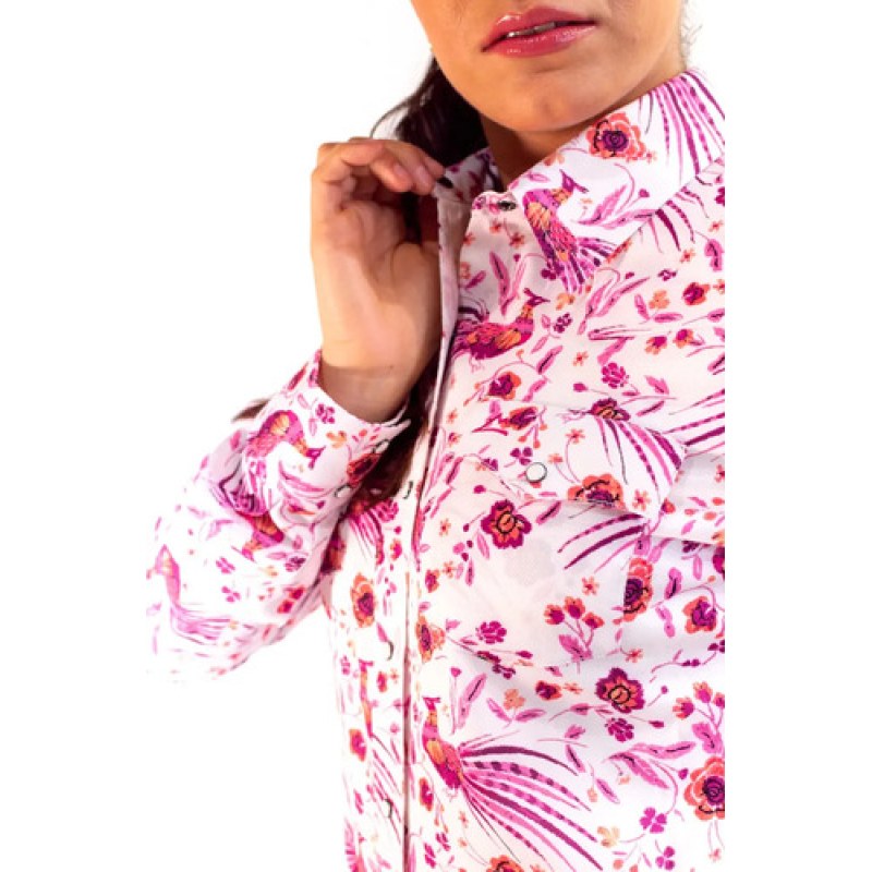 Blusa Camisa Vaquera Denver Moda #mlpos_4 | Color: CM106 #color_cm106 #sku_cm106s #sku_cm106xs