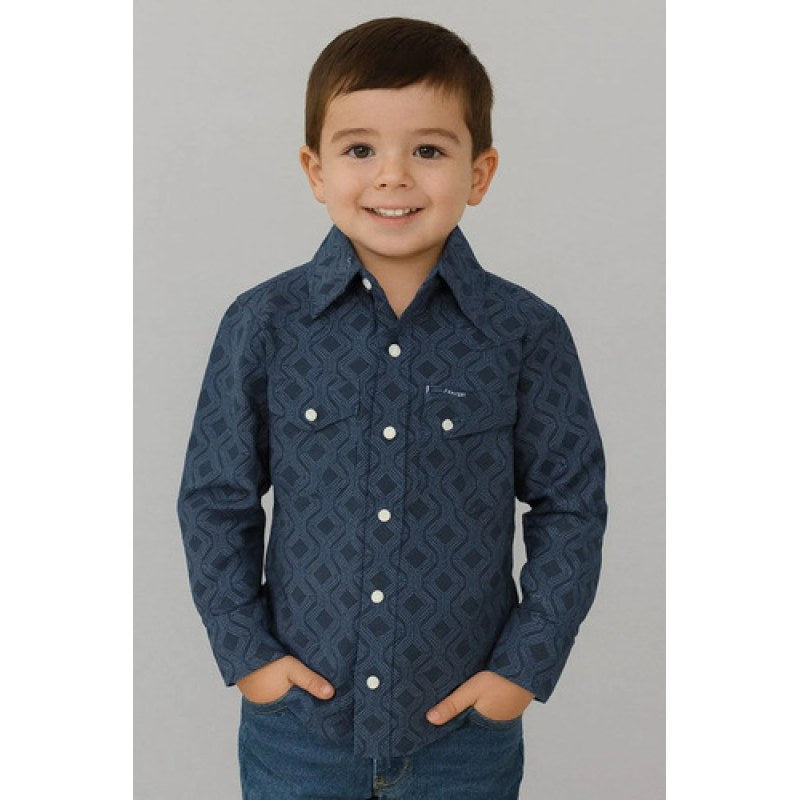 Camisa Vaquera Western Icy Denver Cuadro Niño Moda #mlpos_6 | Color: CKD034 #color_ckd034 #sku_mlm1908484711-190386315395 #sku_mlm1908484711-190386315401