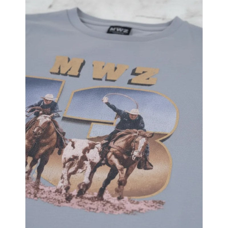 Playera T-shirt Wrangler Western Vaquera Hombre Manga Corta #mlpos_21 | Color: Gris 1785 #color_gris_1785 | Talla: XXG #sku_mlm1920175589-189933985018