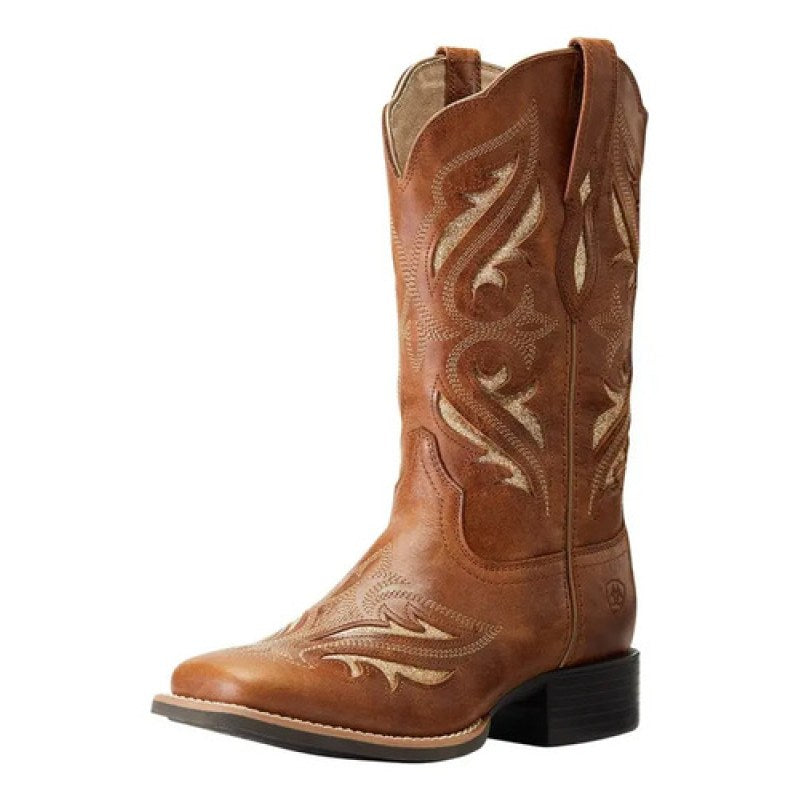 Bota Vaquera Ariat Ventek  Round Dama Marrón 10042446 25 Mx #mlpos_1 #sku_10042446mrn25