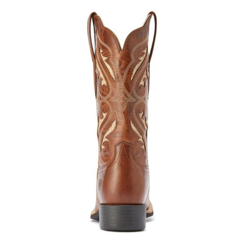 Bota Vaquera Ariat Ventek  Round Dama Marrón 10042446 25 Mx #mlpos_2 #sku_10042446mrn25