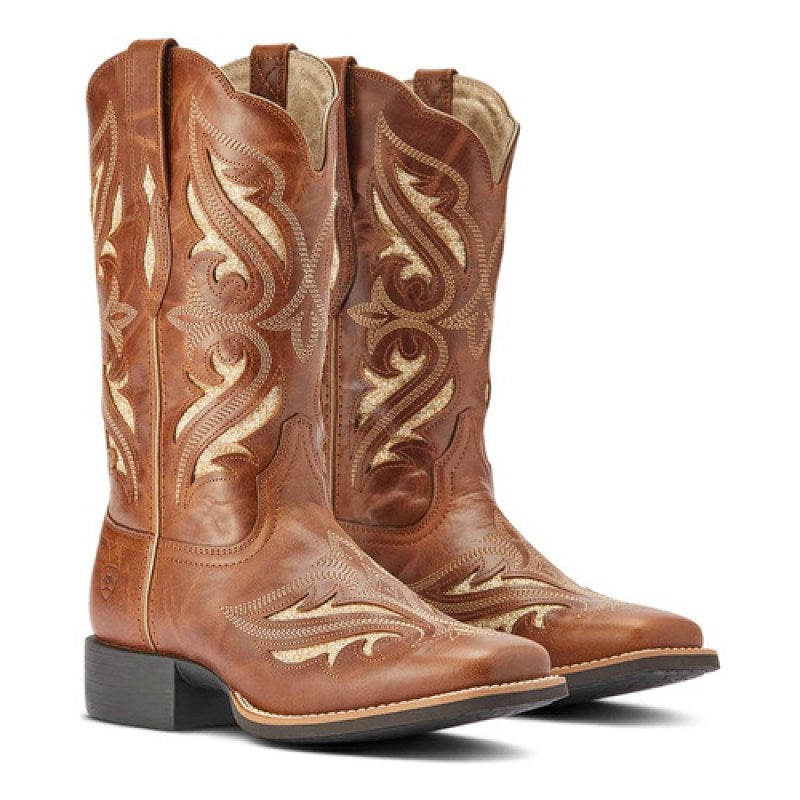 Bota Vaquera Ariat Ventek  Round Dama Marrón 10042446 25 Mx #mlpos_3 #sku_10042446mrn25
