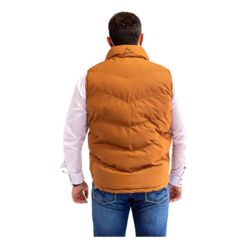 Chaleco Icy Denver Doble Vista Caballero Yellow Brown Ve120517dt910 S #mlpos_4 #sku_ve120517dt910ch