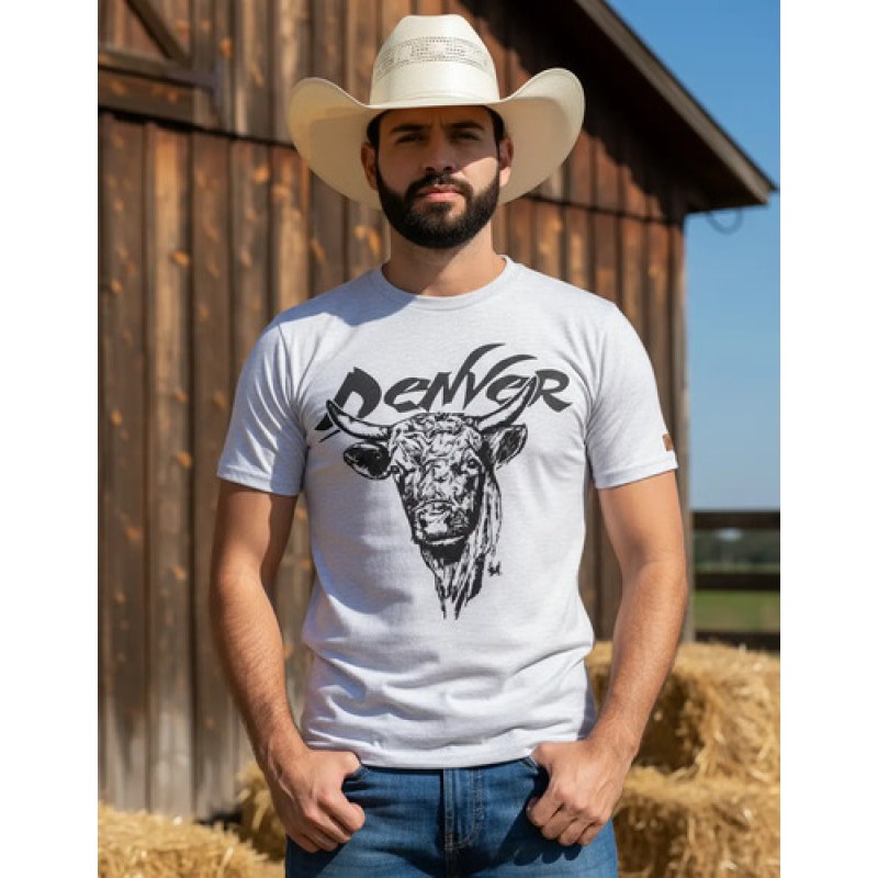 Playera Vaquera Denver Cowboy Caballero Gris Tsc001 Xxg #mlpos_1 #sku_tsc001xxl