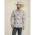 Camisa Vaquera Wrangler Panilla Caballero #mlpos_1 | Color: Gris 112360395 #color_gris_112360395 | Talla: XL #sku_112360398grsxl