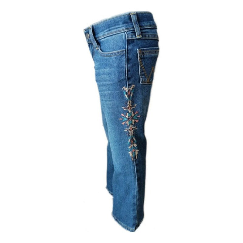 Pantalon Wrangler Niña Vaquero Boot Cut #mlpos_5 | Color: 1020 #color_1020 | Talla: 12 #sku_102012