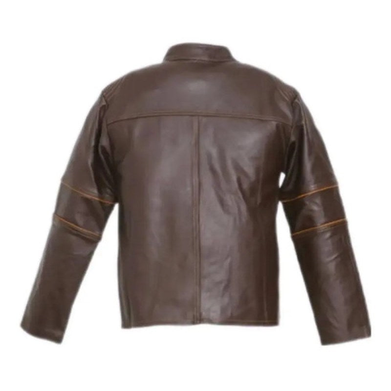 Chamarra 100% Piel Kassandra Para Caballero #mlpos_2 | Color: Cafe #color_cafe #sku_champielcfalexm #sku_champielcfalexxl