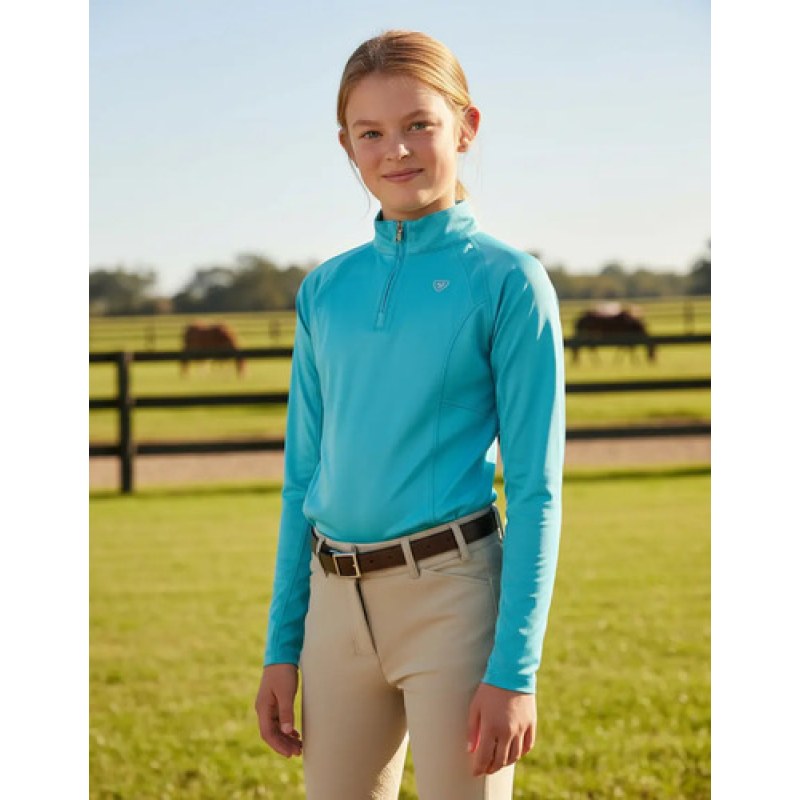 Playera Equitacion Ariat Sunstopper Niña #mlpos_2 | Color: Turqueza 10043604 #color_turqueza_10043604 #sku_10043604trzl #sku_10043604trzm #sku_10043604trzs #sku_10043604trzxl