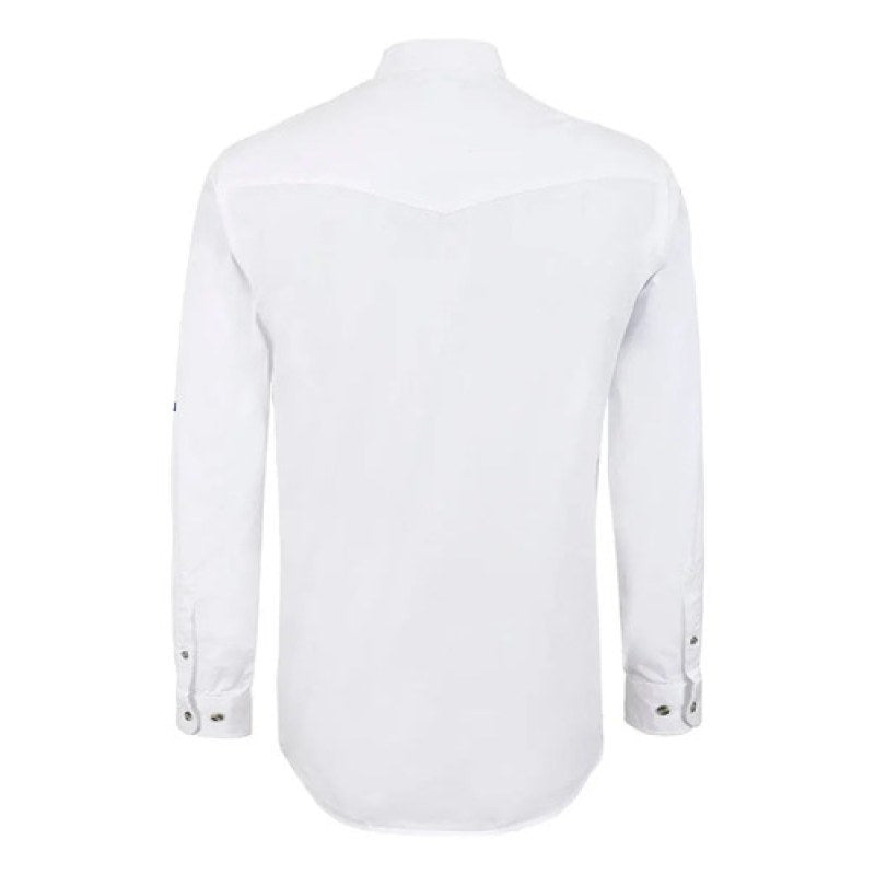 Camisa Vaquera Bordada Wrangler Vaquero #mlpos_8 | Color: Blanco #color_blanco #sku_112347675bc #sku_112347675bcch #sku_112347675bcm #sku_112347675bcxl #sku_112347675bcxxl