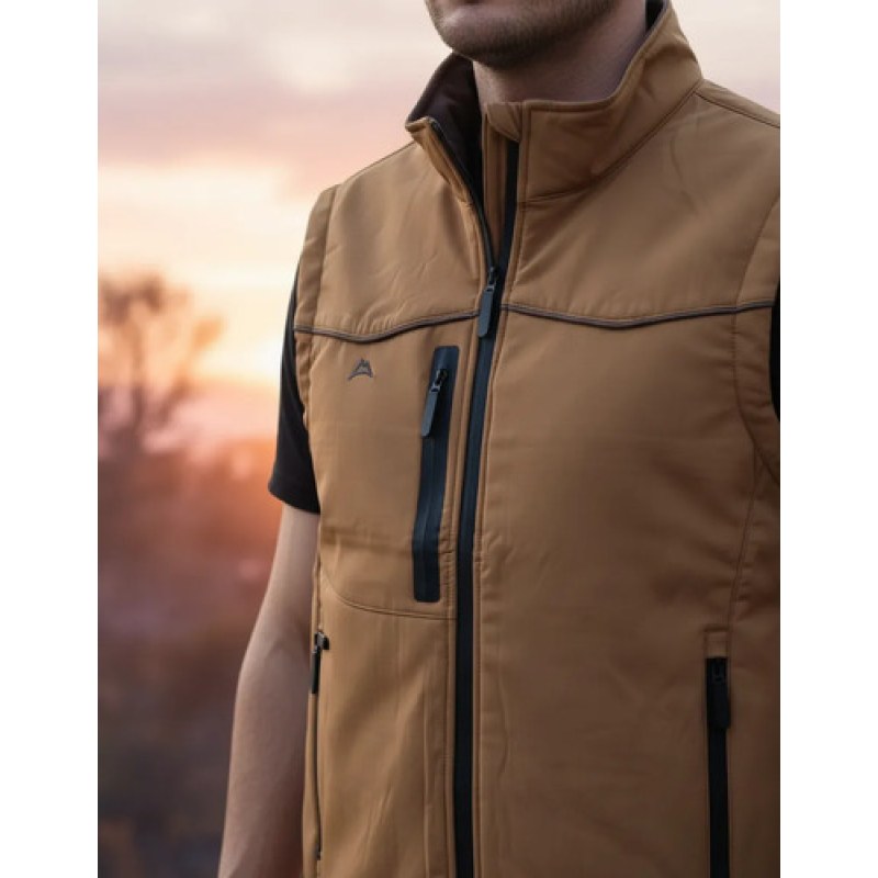 Chaleco Icy Denver Vaquero Cowboy #mlpos_4 | Color: Mostaza #color_mostaza #sku_ve908pp9mzts2xl #sku_ve908pp9mztsm #sku_ve908pp9mztsxl