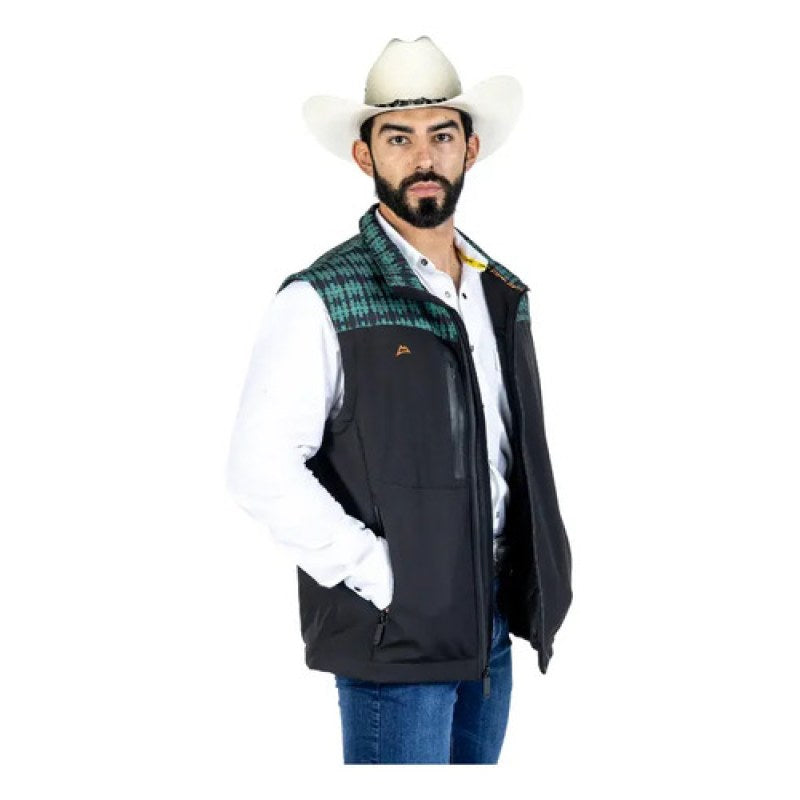Chaleco Icy Denver Vaquero Cowboy #mlpos_7 | Color: Negro #color_negro | Talla: 2XL #sku_mlm2162653731-196503874167