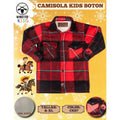 Camisa Camisola Con Borrega Para Niño Winster #mlpos_8 | Color: Rojo #color_rojo | Talla: L #sku_camisolarjl