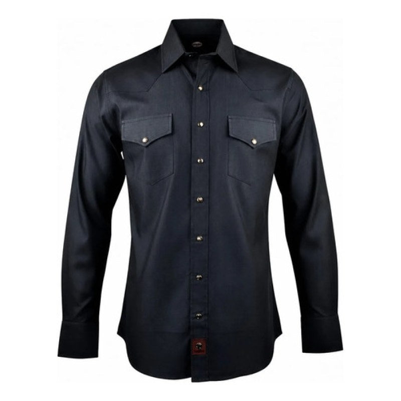 Camisa Winster Vaquera Clasica Lisa Basica #mlpos_23 | Color: MIMBERS NG #color_mimbers_ng #sku_mimbersngl #sku_mimbersngm #sku_mimbersngxl #sku_mimbersngxxl