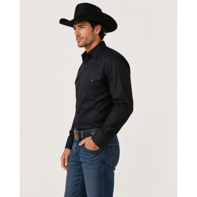 Camisa Winster Vaquera Clasica Lisa Basica #mlpos_2 | Color: Cambray NG #color_cambray_ng #sku_cambrayngl #sku_cambrayngm #sku_cambrayngs #sku_cambrayngxl #sku_cambrayngxxl