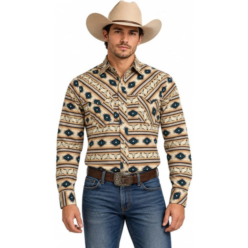 Camisa Winster Vaquera Checotah #mlpos_20 | Color: Toro Beige #color_toro_beige #sku_winschthtrbgl #sku_winschthtrbgm #sku_winschthtrbgs #sku_winschthtrbgxl #sku_winschthtrbgxxl
