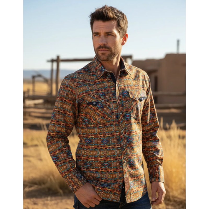Camisa Winster Vaquera Checotah #mlpos_4 | Color: Mostaza #color_mostaza | Talla: S #sku_mlm2227620541-189791858806