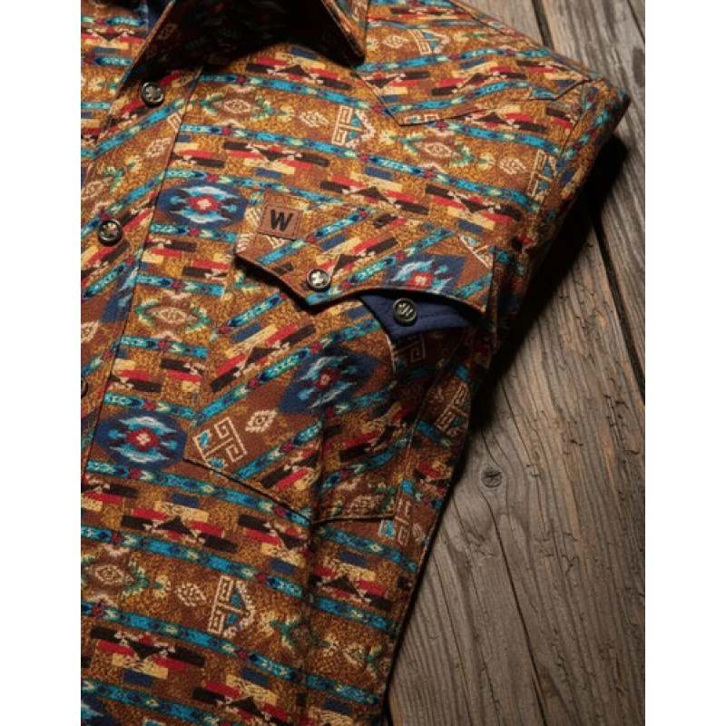 Camisa Winster Vaquera Checotah #mlpos_8 | Color: Mostaza #color_mostaza | Talla: S #sku_mlm2227620541-189791858806