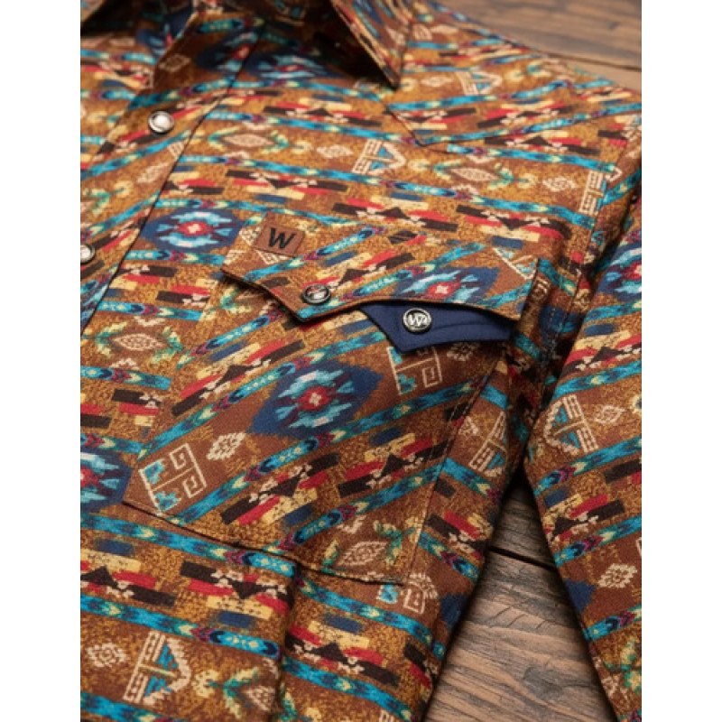 Camisa Winster Vaquera Checotah #mlpos_9 | Color: Mostaza #color_mostaza | Talla: S #sku_mlm2227620541-189791858806